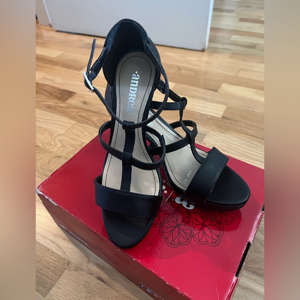 Andrea black heels.